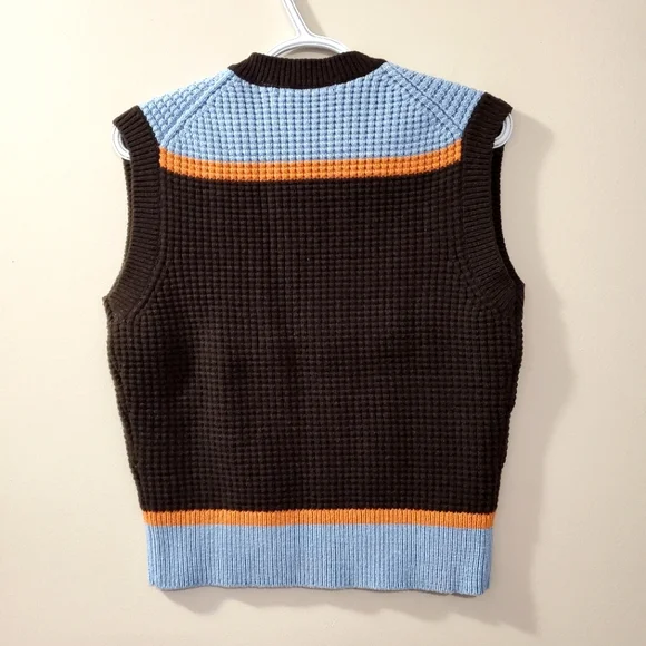 Marni - Popcorn Knitted V Neck Vest - Size M - Picture 5 of 7